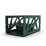 Zieleń butelkowa stolik Fric